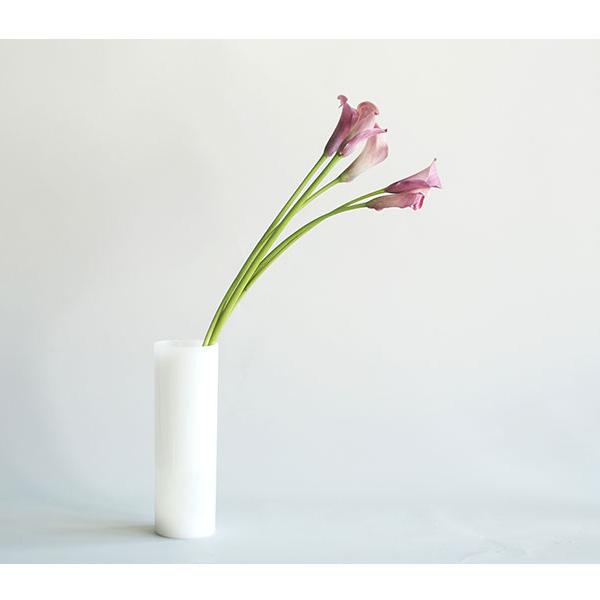 フラワーベース 花瓶 おしゃれ 割れない ガラス φ20×H40 PVシリンダー