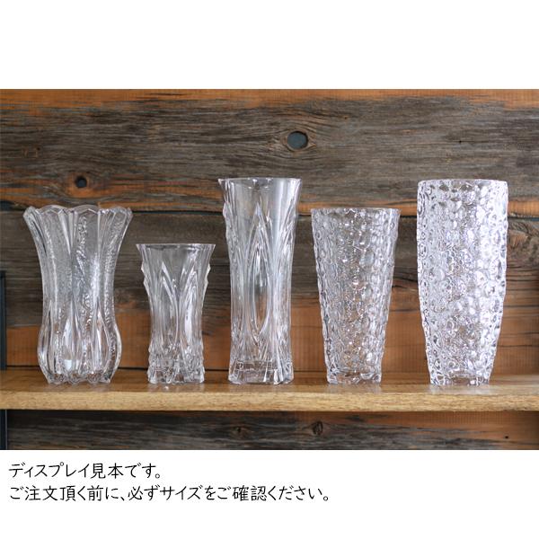 フラワーベース 花瓶 おしゃれ 割れない ガラス φ15.5×H30 PV円錐クリスタインフィニティ 大きいサイズ 高い 高さがある クリスタル_6