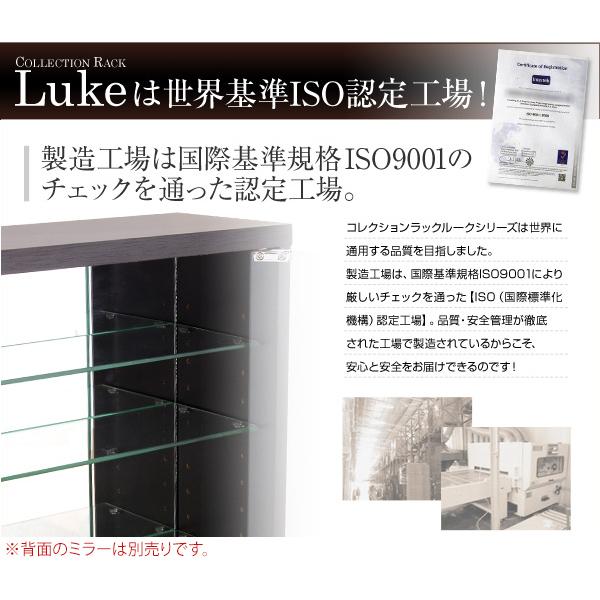W48.5cm×D29.5×H228cm コレクションラック Luke ルーク 浅型ハイタイプ フィギュアケース ショーケース 高い 厚みがある 薄型｜yojo-board-shop｜09