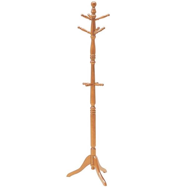 弘益 W515×D445×H1830mm ポールハンガー 木製 ハンガーラック ポール