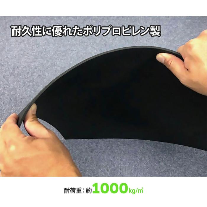 養生ボード 黒 MUSTボード BLACK 50枚 ハードタイプ 高剛性 プロ仕様 900×1800mm 厚さ3mm 建築 リフォーム 引越し イベント 床 壁 保護 青ベニヤ 代替品_3