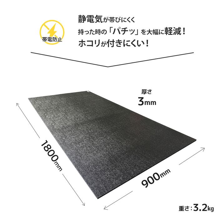 養生ボード 黒 MUSTボード BLACK 50枚 ハードタイプ 高剛性 プロ仕様 900×1800mm 厚さ3mm 建築 リフォーム 引越し イベント 床 壁 保護 青ベニヤ 代替品_4