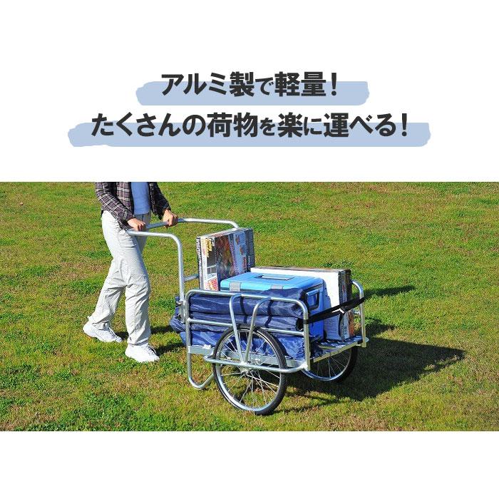 コンパクトなリヤカー リヤカー 折りたたみ アルミ コンパクトサイズ ミニ ノーパンクタイヤ