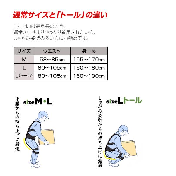 膝サポート一体型 ワーキングパワースーツX WP001 パワーアシスト