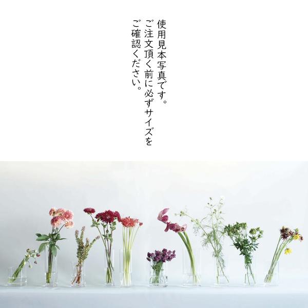 フラワーベース 花瓶 おしゃれ 割れない ガラス φ20×H30 PVシリンダー 高い 高さがある 大きいサイズ 透明_7