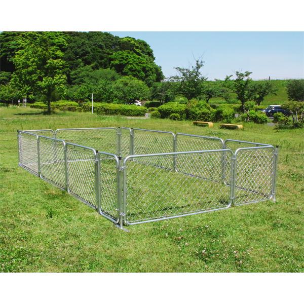 不二貿易 アメリカンフェンス 2枚 SF9012 φ32 幅90 高さ120 USフェンス