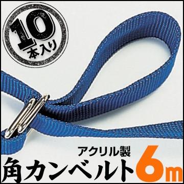 売れ筋 アクリルベルト 6 0m 10本 荷締めベルト 角カンベルト 持ち手作り 引越し 新着商品 Kuljic Com