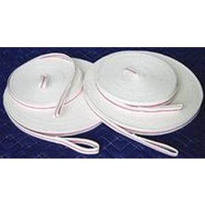 平ロープ紅白 3030 5巻 保護材 パレット積み 荷崩れ防止 荷物固定 | 