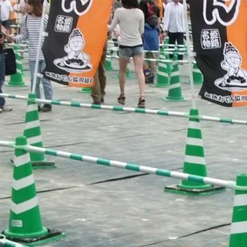 サンコー カットスコッチコーン 660H 赤白/青白/緑白/黄白 Φ50 Φ40 20本 三甲 カラーコーン パイロン | THANKO | 03