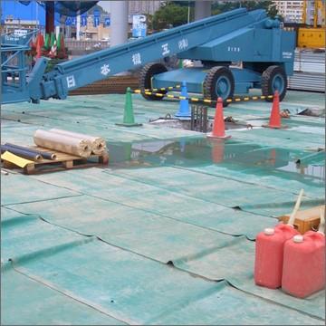 エムエフ MF エンビシート 2.0 B山 緑 5本 厚み2.0mm 1000mm×20m 養生シート 塩ビシート 筋入り 床 |  | 04