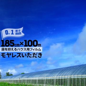 ビニールハウス ビーニールハウス資材 モヤレスいただき 0.1mm×185cm×100m 防曇性 防霧性｜yojo