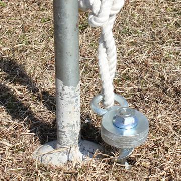 太悦 フレペグ テント用 T-φ40×250×R 1本 荷締めベルト ラッシング