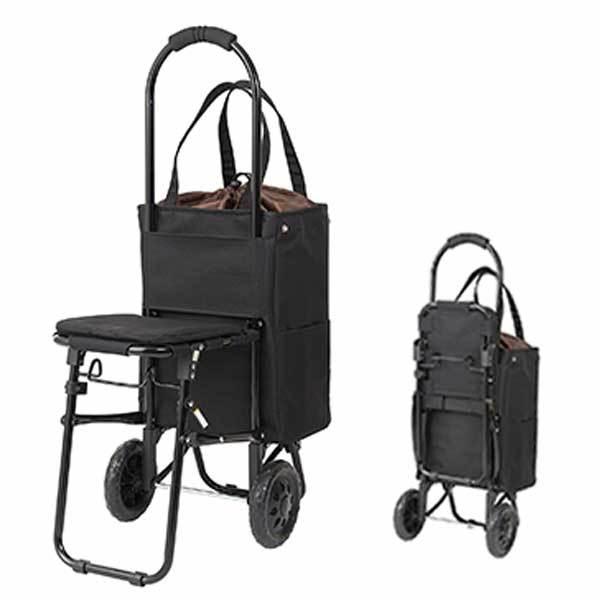 レップ REP ブレイク　トートチェアカート レジャー マルチカート 小旅行 買い物カート 座面椅子付 |  | 04