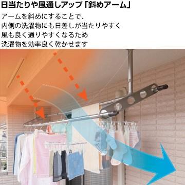 川口技研 ホスクリーン ZAN型 軒天用 ZAN-1150 STステンカラー/DBダークブロンズ/PWピュアホワイト 1組（2本）風通し 陽当たりを考慮したアーム設計 1本シャフト |  | 01