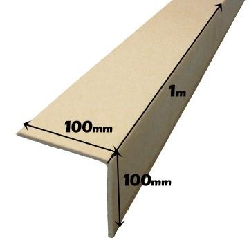 平田紙管 L型紙管アングル100 50本 角 100×100mm 長さ1000mm 出隅養生材 強い紙製 コーナー 角 框 養生材｜yojo｜02