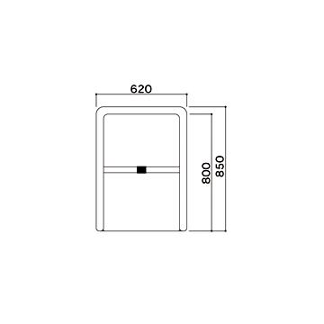 omoio オムツっ子 NS2【据え置き型おむつ交換台】 BR-NS2 生後1カ月〜24カ月の乳児用 業務用 店舗用 授乳室 |  | 04