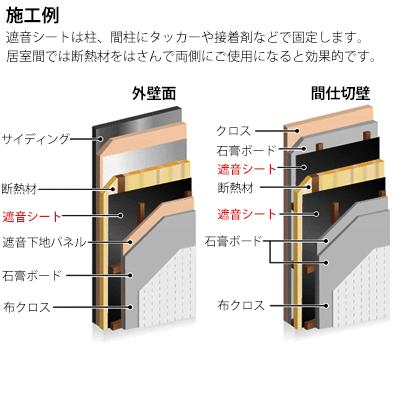 TAIHO 遮音シート 住宅用壁下地材 TS-20 5本 厚み2.0mm 940mm×5m 防音建材 防音 壁 防音シート｜yojo｜03