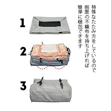 アサヒ 不織布布団袋 グレー タテ1000mm/ヨコ635mm/高さ780mm 40枚 通気性あり |  | 01
