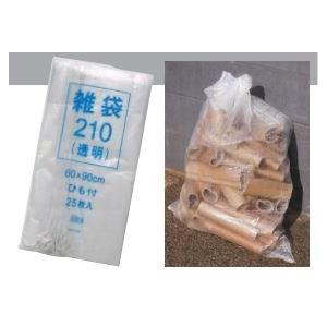 雑袋 210 絞り紐付 60×90cm 透明 200枚 廃材ゴミ専用袋 萩原工業 雑袋 210 絞り紐付 60×90cm 透明 200枚 廃材ゴミ専用袋 萩原工業