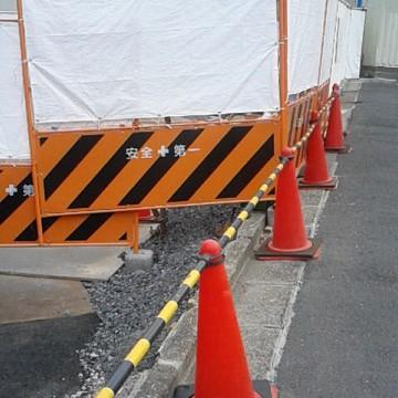 20本セット】カラーコーンバー 2m 黄黒 工事現場用 区画線 : 環流 