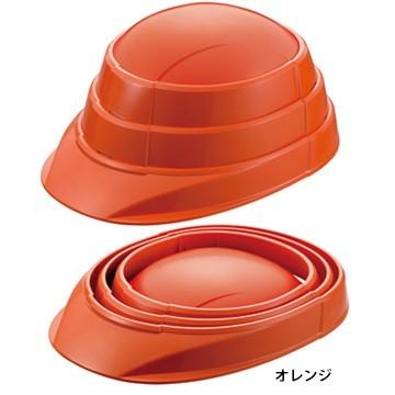 【未使用】オサメット／オレンジ／まとめ売り5つ 長良本舗・【防災グッズ/送料無料】収縮式ヘルメット