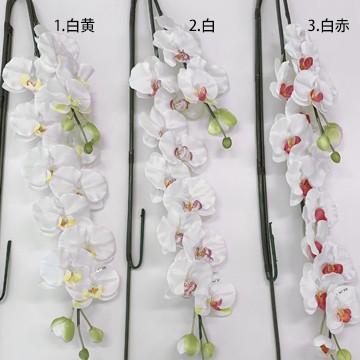 アートフラワー 胡蝶蘭 Lサイズ 梱包440×560×900mm 重量7kg 鉢直径25cm（9号） 5本立て  ホルムアルデヒドなどを分解除去 |  | 02