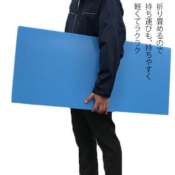 第一大宮 養生くん F-W25【四つ折り】 床壁養生材 発泡ポリエチレン付きプラダン 厚さ3.5mm/910mm×1820mm 20枚