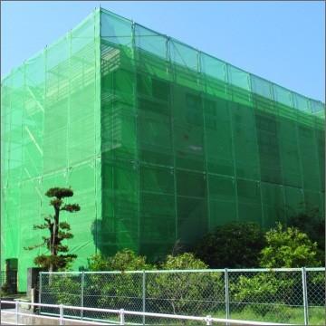 足場メッシュシート ラッセルメッシュ グリーン 1.8m幅×5.1m 10枚 建築用ネット 飛散防止ネット 防炎メッシュシート 熱田資材 |  | 03