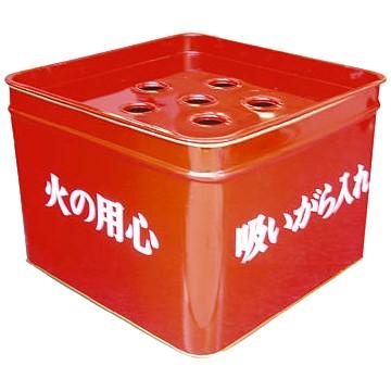 サンコー 吸い殻缶 缶・フタ付 現場の灰皿 | 