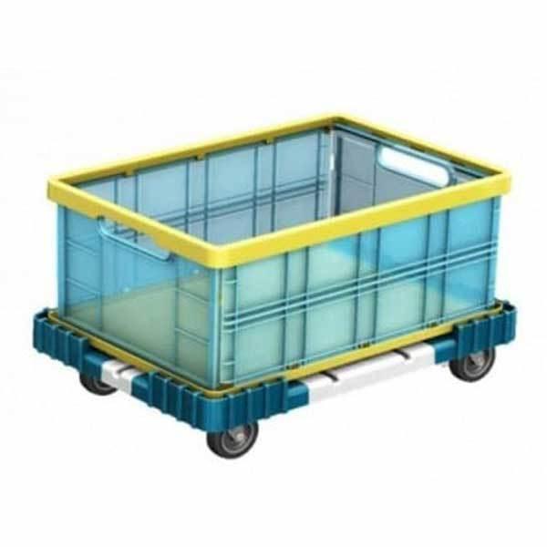 組立 平台車 ネクティスNS-NS675N  1台 ナイロンキャスター 75L  樹脂製 オリコン運搬 スタッキング ボトルレス |  | 04