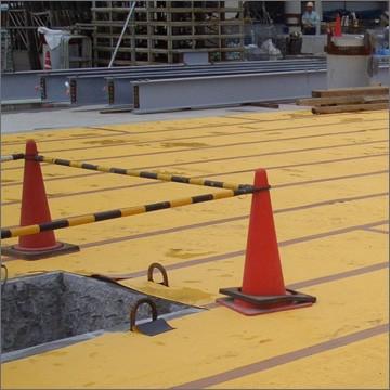 エムエフ MF エンビシート 0.3 エンボス オレンジ 黄 厚み0.3mm 1000mm×30m 床養生シート 塩ビシート |  | 03