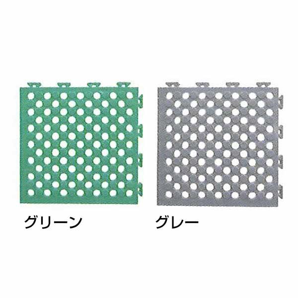 タフチェッカー本体 32枚 厚み15mm×250mm×250mm  プールサイド 温泉 水まわり 床材 フロア材 スノコ ジョイント式プールや温泉や銭湯の画像