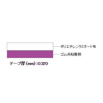 maxell スリオンテック 布粘着テープ 重梱包用 No.3310 75mm×25m maxell スリオンテック 布粘着テープ 重梱包用 No.3310 75mm×25m