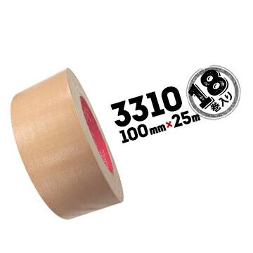 maxell（マクセル） 布粘着テープ 重梱包用 No.3310 100mm×25m 18巻 