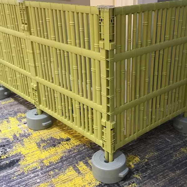 サンコー 竹模様プラフェンス 5枚  工事用フェンス 竹フェンス プラスチックフェンス |  | 03