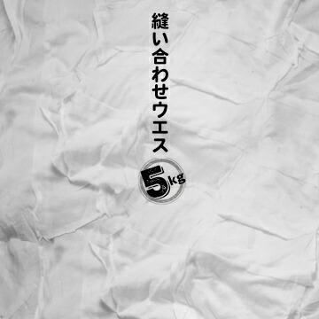綿縫い合わせウエス 5kg  機械整備 自動車整備 塗装 木工 印刷 つぎはぎウエス | 