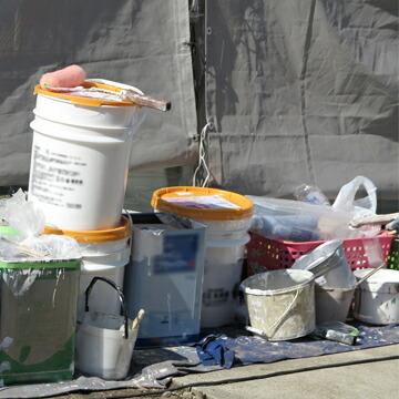 ベトナムシート 塗料養生シート 2500x3000mm 10枚 外壁塗装 飛び散り防止 |  | 02