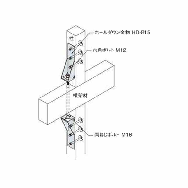 Z ゼット Zホールダウン金物 HD-B HD-B15クロメートメッキ 416 Z ゼット Zホールダウン金物 HD-B HD-B15クロメートメッキ 416