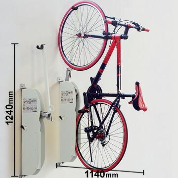 2個セット　壁掛け自転車ラック　ダイケン DAIKEN ダイケン 自転車スタンド 壁付け式CF-AN型 サイクル