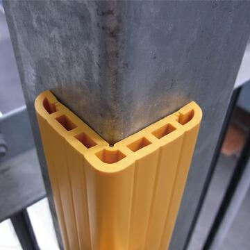 ノムラ化成 ショックガード 6520 L部:65mm 厚さ:14mm 長さ:2m ベージュ/イエロー/ブラック 5本 角養生 コーナーガード |  | 04