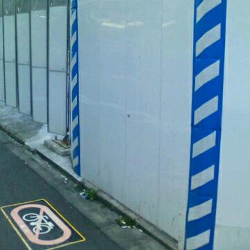 コーナークッション 1枚 青白/緑白/黄黒  夜間 視認性 反射材 角養生 |  | 08