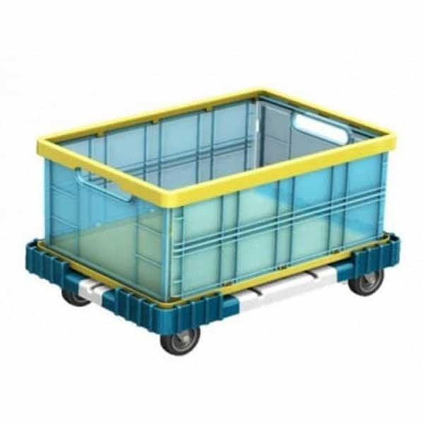 組立 平台車 ネクティスNS-N475E 10台 エラストマーキャスター 50L  樹脂製 オリコン運搬 スタッキング ボトルレス |  | 04