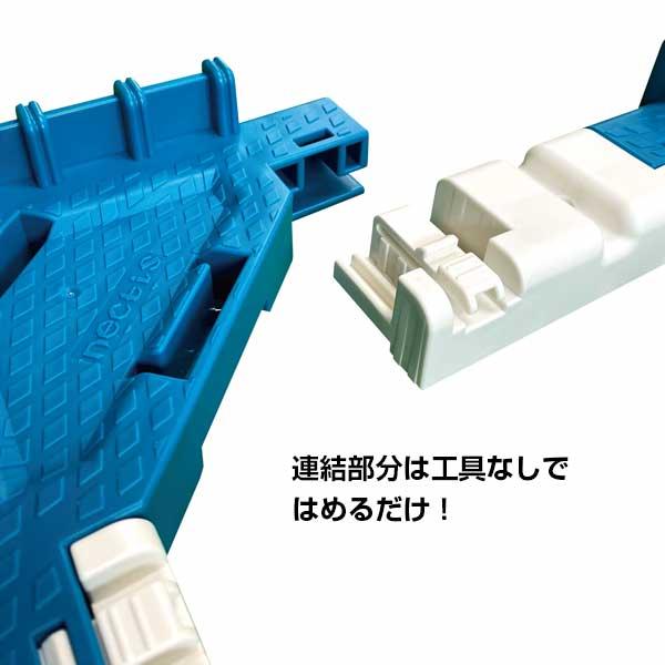 組立 平台車 ネクティスNS-N475NS（2輪ストッパー付）1台 ナイロンキャスター 50L  樹脂製 オリコン運搬 スタッキング ボトルレス |  | 04