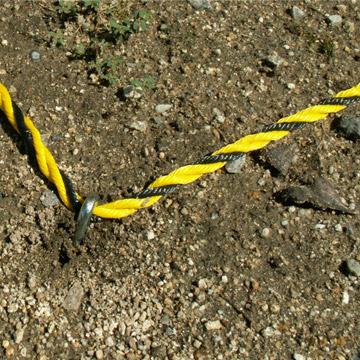 トラロープ 12mm×100m 5巻 工事現場 土木工事 区画標示 |  | 04