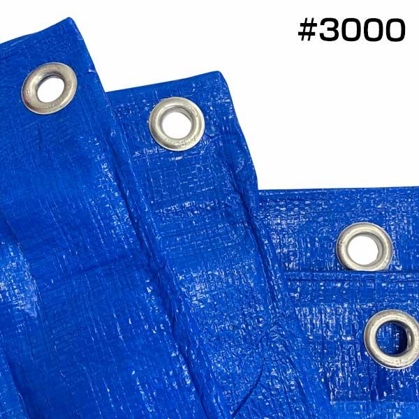 ブルーシート 7.2m×9.0m #3000 厚手 3枚セット KMネクスト レジャー 