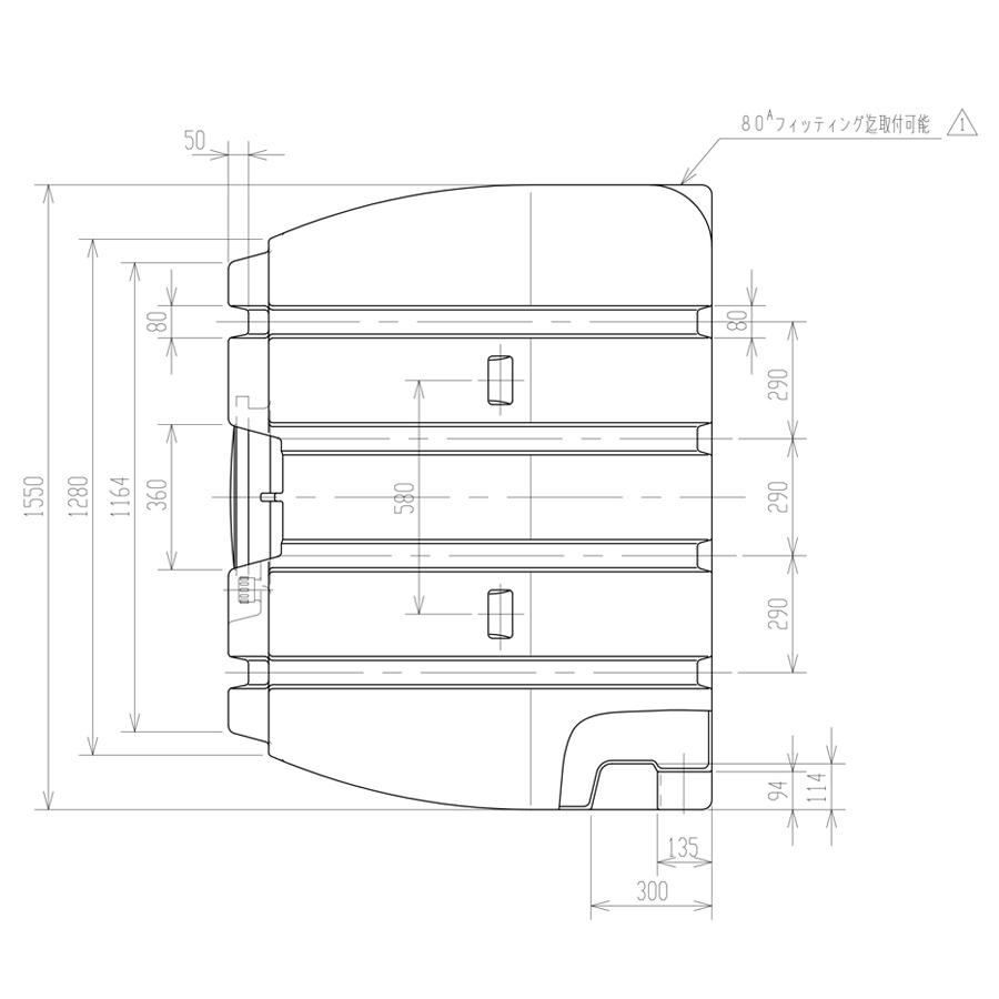 スイコー スーパーローリータンク SLT-2000 液体運搬用 SLTタンク 業務用 貯水タンク 貯水槽 雨水 農業 防災_5