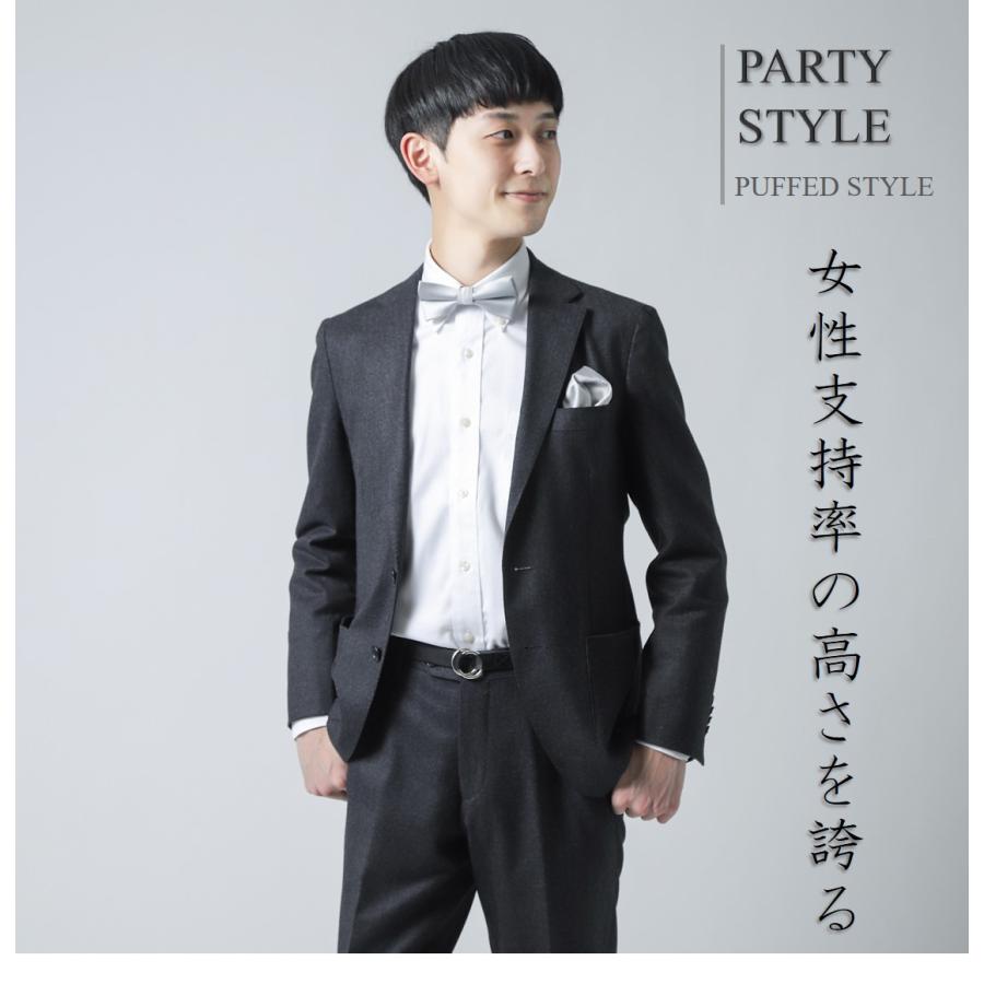 LaLUCA 蝶ネクタイ チーフ 結婚式 メンズ 卒業式 ポケットチーフ