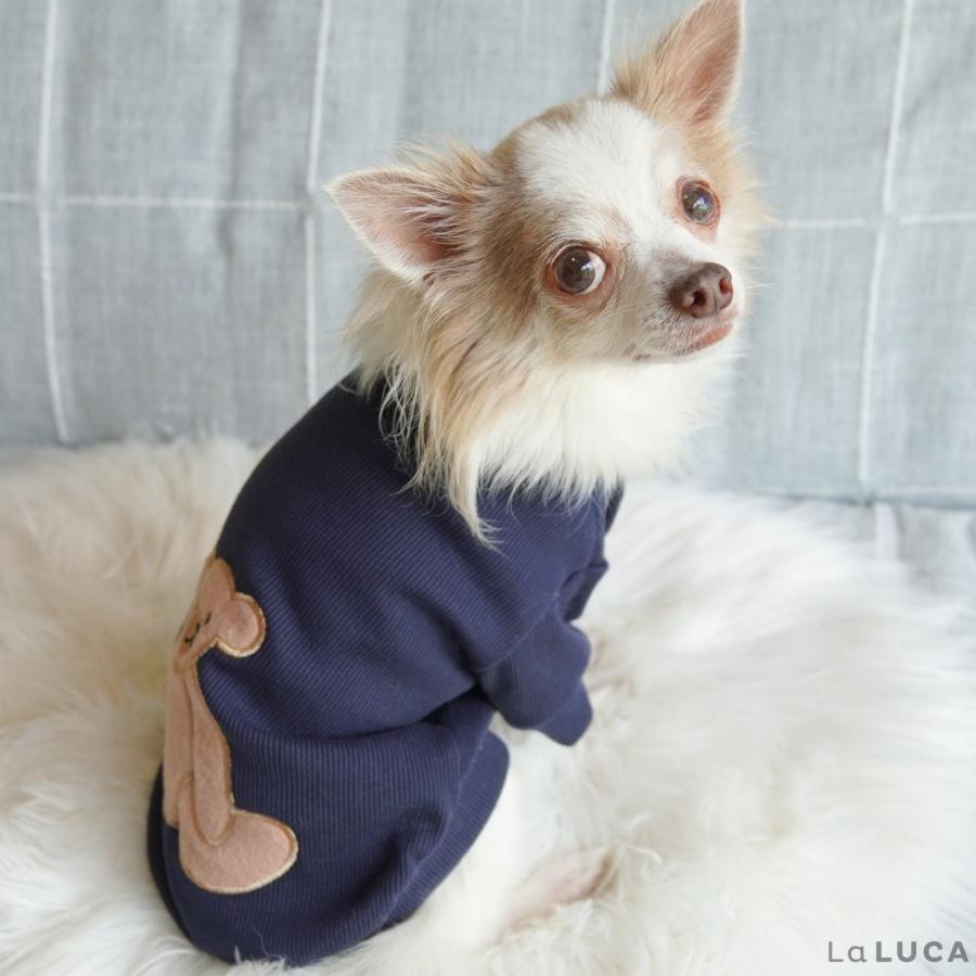 LaLUCA 犬 服 ペット 犬服 ドッグウェア ペットウェア 熊柄 クマ柄