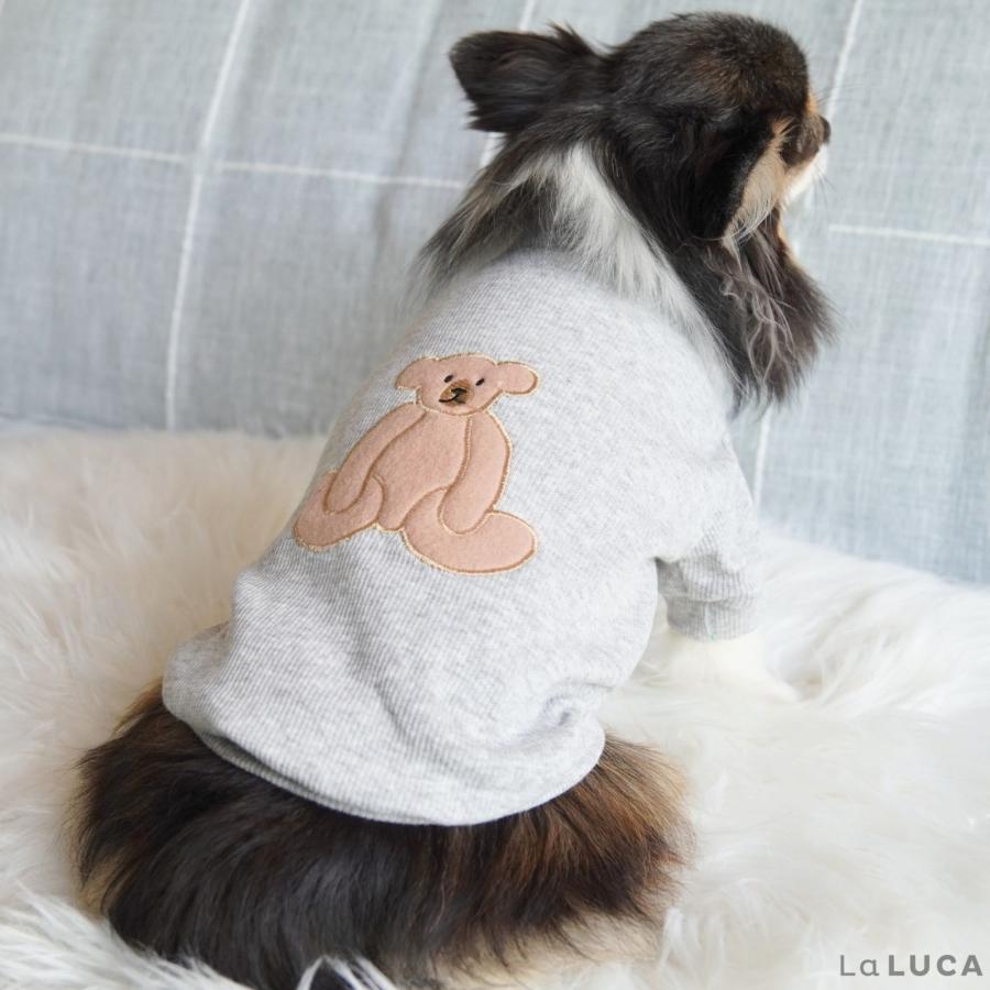 LaLUCA 犬 服 ペット 犬服 ドッグウェア ペットウェア 熊柄 クマ柄