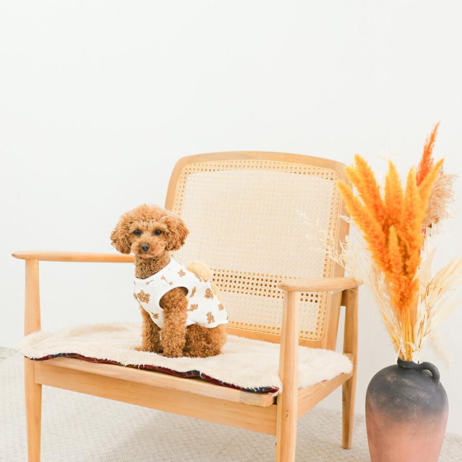 LaLUCA 犬 服 ペット 犬服 くま ペットウェア 熊柄 クマ柄 かわいい